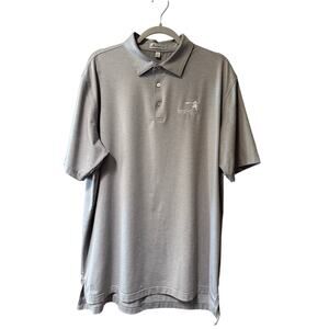 Peter Millar Men's XL Gray Spyglass Hill Golf Course Polo Shirt California